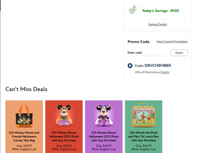 Go.com checkout page showing Go.com discount code box | Screenshot taken by SimplyCodes community member on Aug 30, 2025