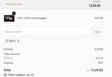 BRICK coupon verification screenshot