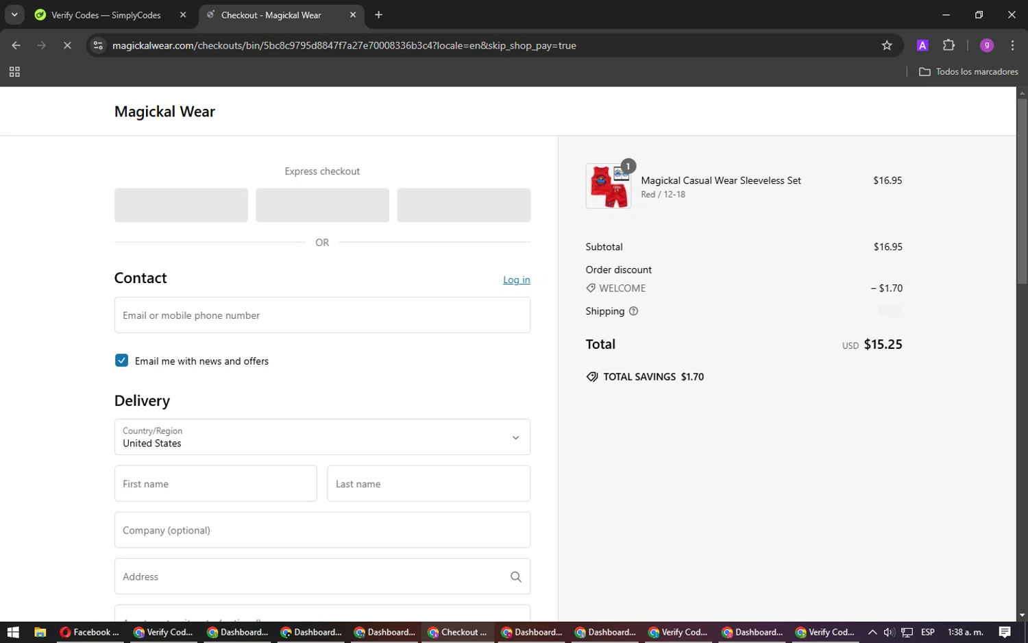 Goddess Collection discount code screenshot showing code topsecret applied at Goddess Collection checkout page. Uploaded by SimplyCodes community member DealPilot7721 on Jan 7, 2025