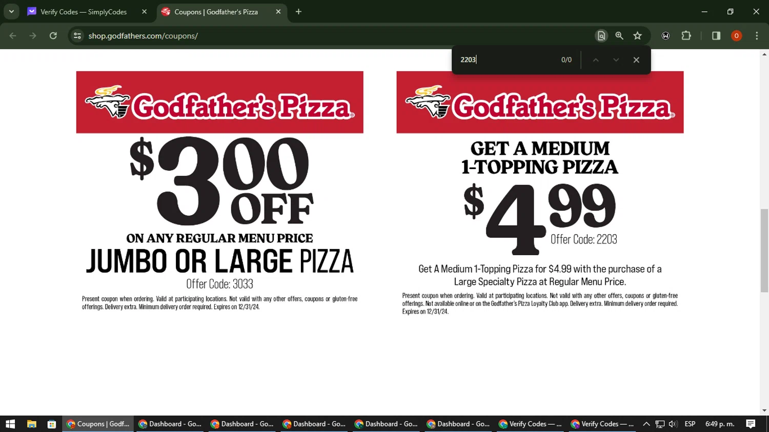 Godfather's Pizza Promo Codes – $4 Off | July 2024