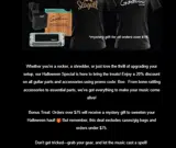 Godin Guitars coupon verification screenshot