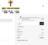 God Is Above coupon verification screenshot