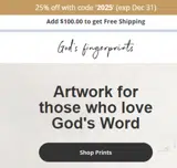 God's Fingerprints coupon verification screenshot