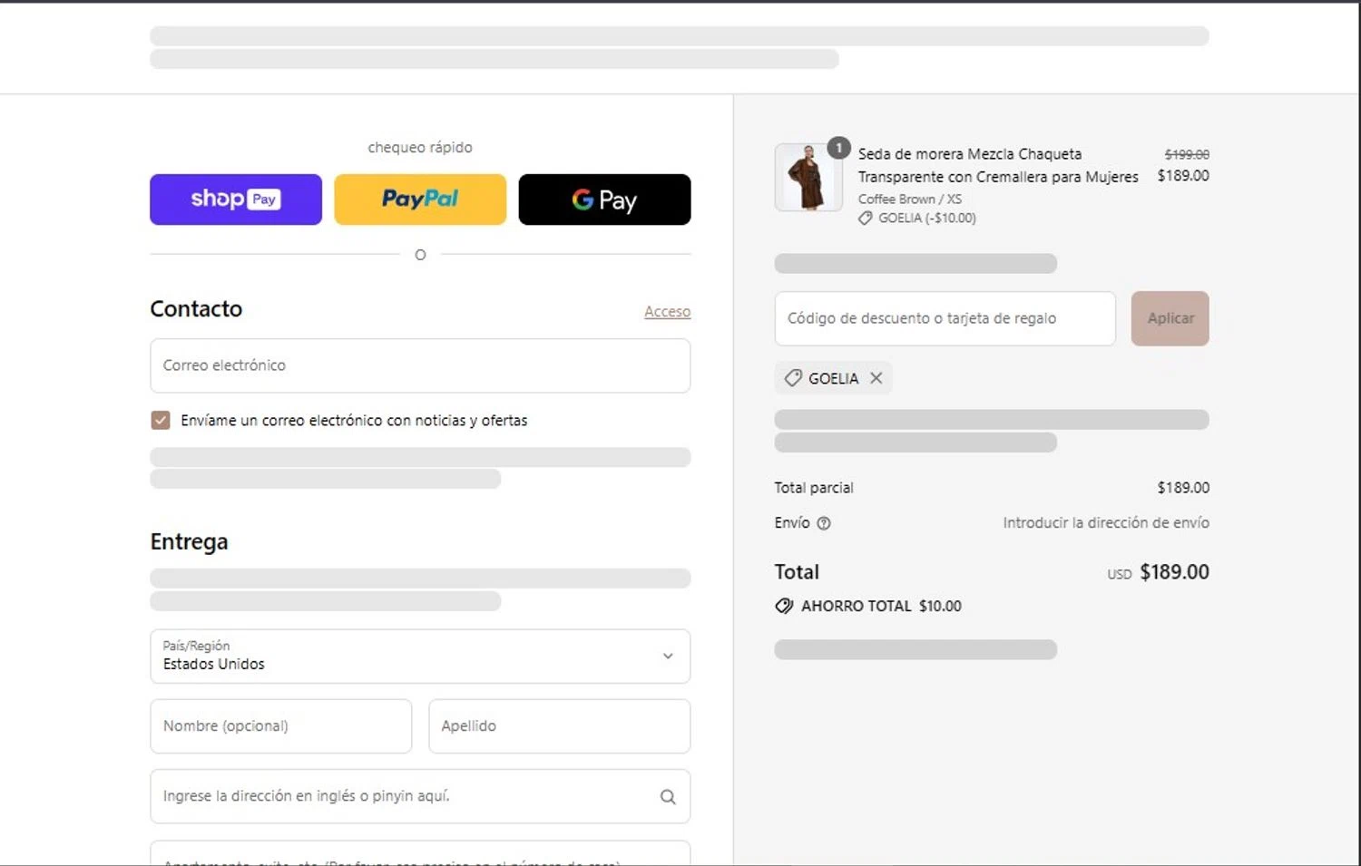 Goelia promo code screenshot showing code goelia applied at Goelia checkout page. Uploaded by SimplyCodes community member TOTONEROFL on Jul 18, 2025