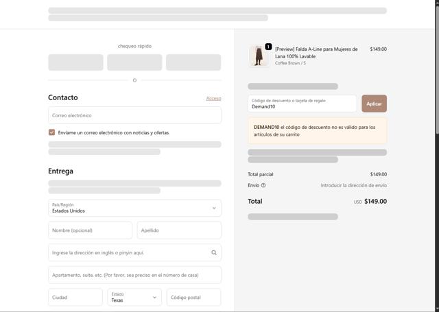 Goelia checkout page showing Goelia promo code box | Screenshot taken by SimplyCodes community member on Sep 27, 2025