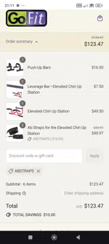 abstraps coupon verification screenshot