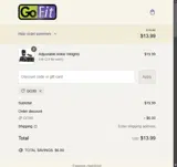 GO30 coupon verification screenshot