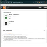 GEARUP10 coupon verification screenshot