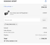 WelcomeCHG0% coupon verification screenshot