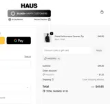 GoHaus coupon verification screenshot
