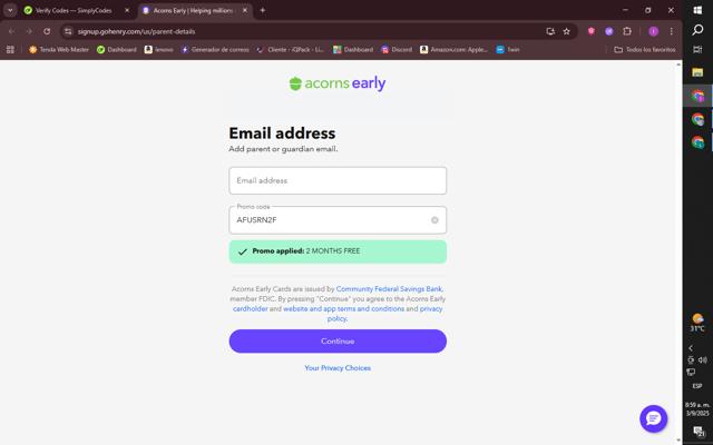Gohenry checkout page showing Gohenry promo code box | Screenshot taken by SimplyCodes community member on Sep 3, 2025