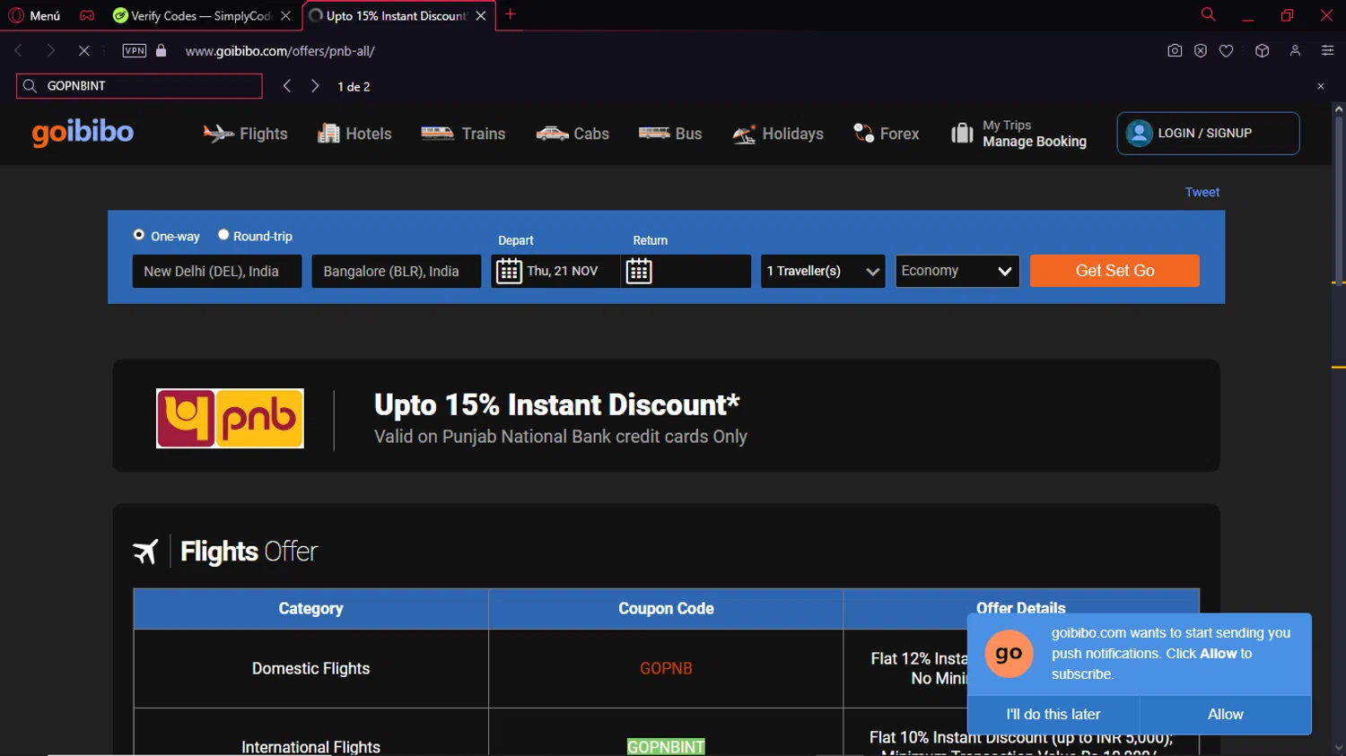 how to use Goibibo coupons