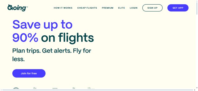 Going checkout page showing Going promo code box | Screenshot taken by SimplyCodes community member on Aug 18, 2025