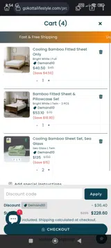Demand10 coupon verification screenshot