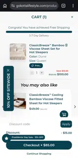 KAREN10 coupon verification screenshot