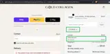 Gold Collagen coupon verification screenshot