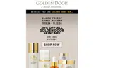 Golden Door coupon verification screenshot
