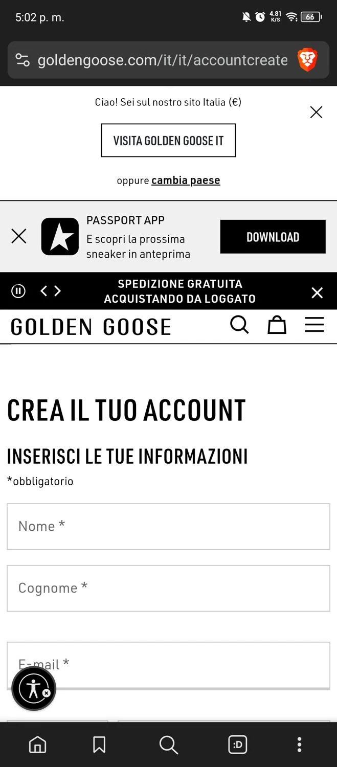 Golden Goose discount code screenshot showing code GOLDEN-X673-K19TY4 applied at Golden Goose checkout page. Uploaded by SimplyCodes community member MrWolf on Jan 30, 2025