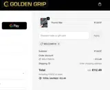 Golden Grip coupon verification screenshot