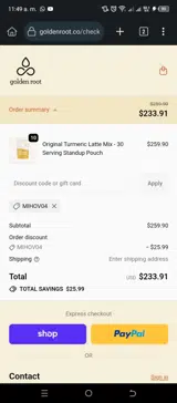MIHOV04 coupon verification screenshot