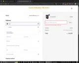 Goldsboro Books coupon verification screenshot