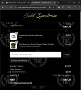 Gold Spectrum coupon verification screenshot