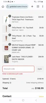 ROLL25 coupon verification screenshot