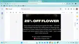 FLOWERHIGH25 coupon verification screenshot