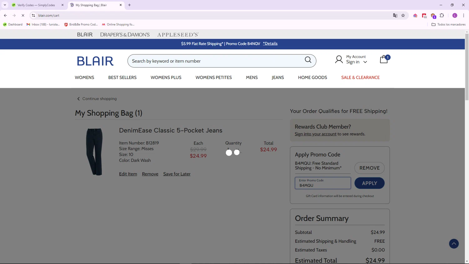 Gold Violin checkout page showing Gold Violin coupon code box | Screenshot taken by SimplyCodes community member on Oct 13, 2024