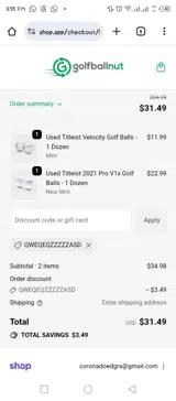 QWEQEQZZZZZASD coupon verification screenshot