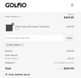 welcome10 coupon verification screenshot