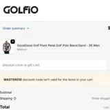 MASTERS10 coupon verification screenshot