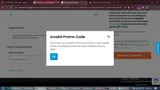 30LUCKY coupon verification screenshot