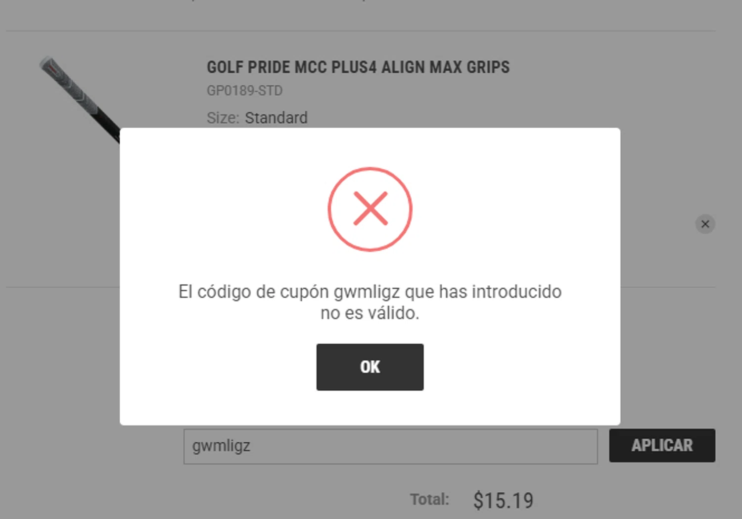 The GolfWorks promo code screenshot showing code gwmligz applied at The GolfWorks checkout page. Uploaded by SimplyCodes community member alexandrareyes on Feb 23, 2025