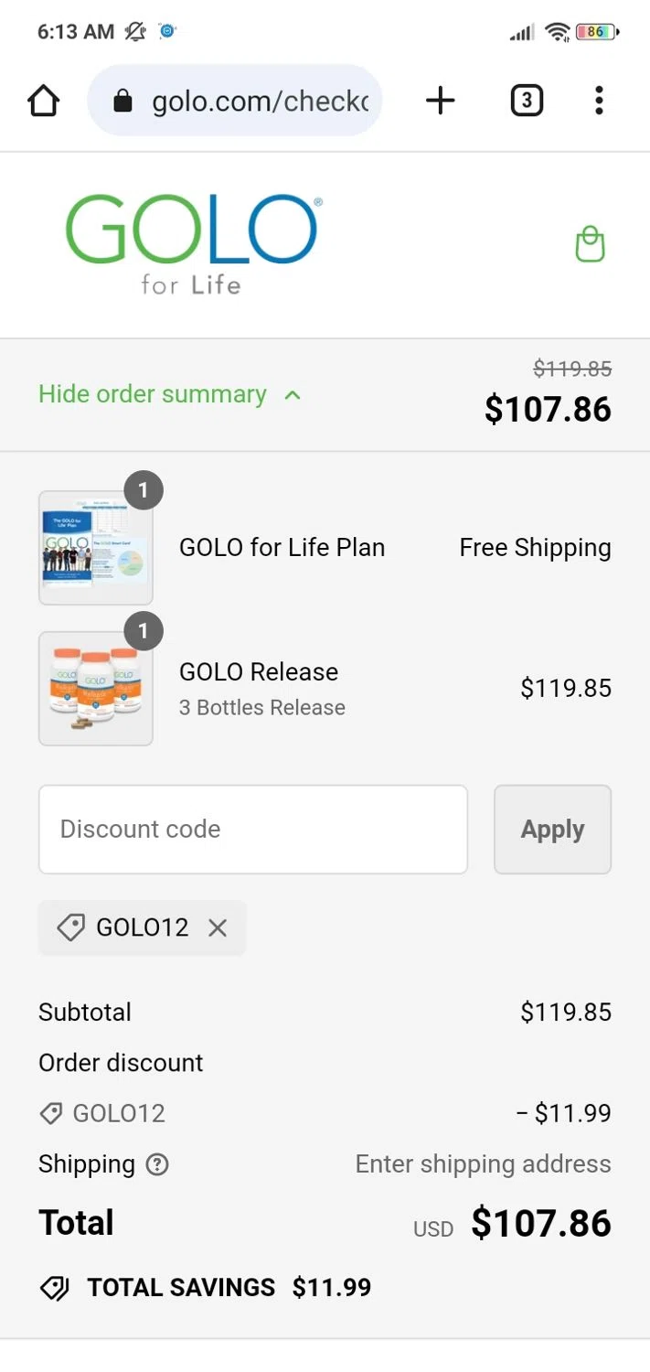 GOLO Promo Codes 10 Off August 2024