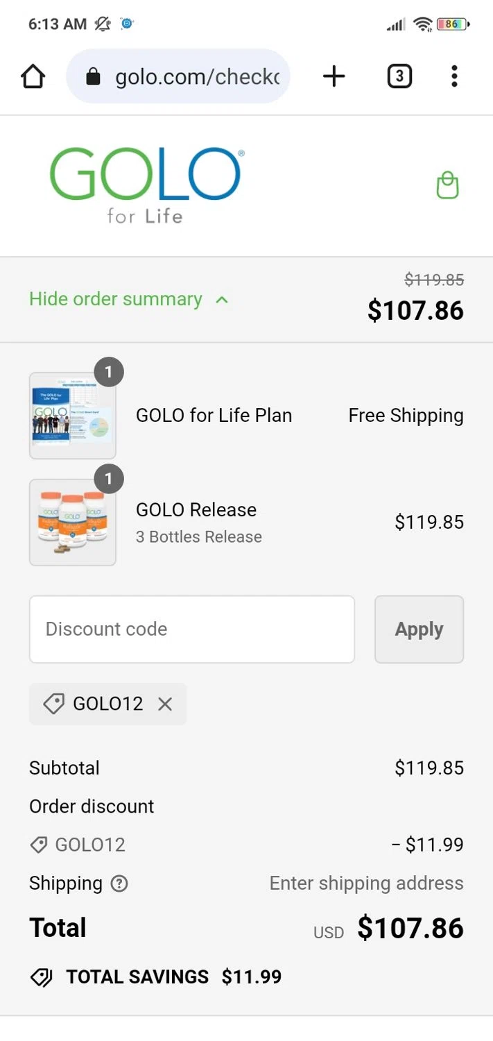 GOLO Promo Codes 15 Off July 2024