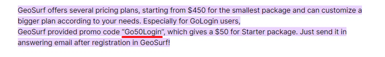 GoLogin promo code screenshot showing code Go50Login applied at GoLogin checkout page. Uploaded by SimplyCodes community member RonaldAcunaJr on Dec 14, 2025
