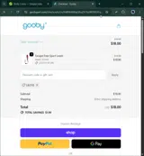 Gooby coupon verification screenshot
