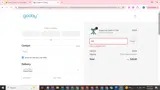 Gooby coupon verification screenshot