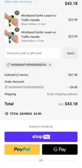 Gooby coupon verification screenshot