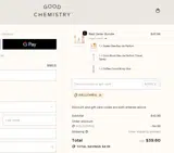 Good Chemistry coupon verification screenshot