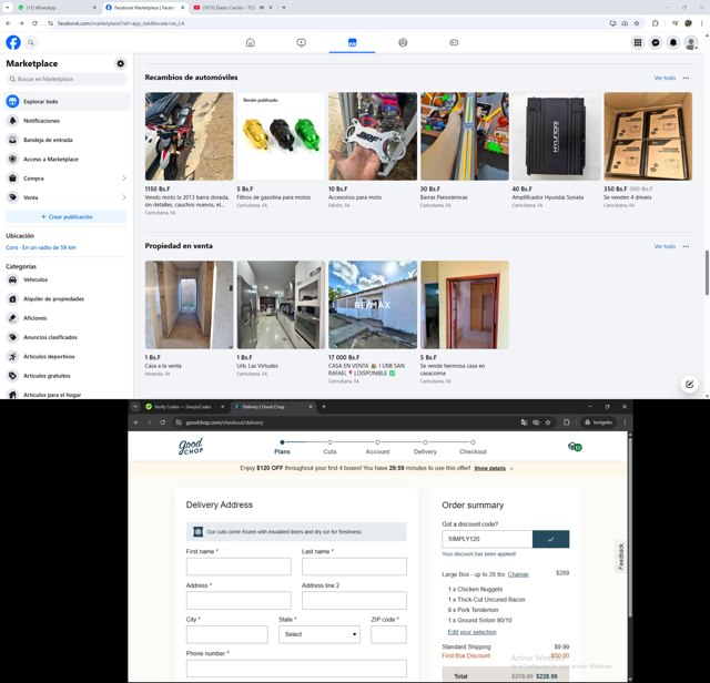 Good Chop checkout page showing Good Chop promo code box | Screenshot taken by SimplyCodes community member on Jul 28, 2025