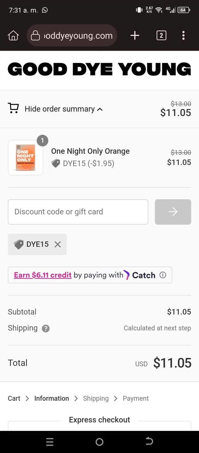 how to use goodDYEyoung coupons