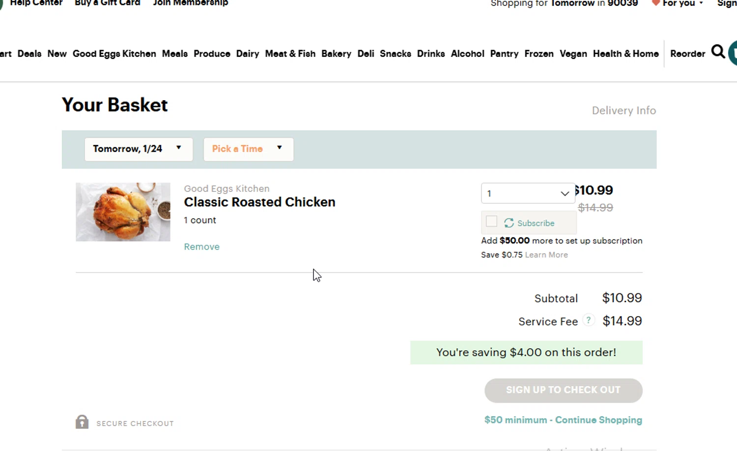 Good Eggs promo code screenshot showing code NYE20 applied at Good Eggs checkout page. Uploaded by SimplyCodes community member BudgetGuardian5712 on Jan 23, 2026
