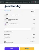KRYSTLEHANKS coupon verification screenshot