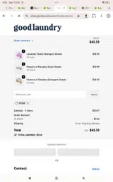Koda coupon verification screenshot