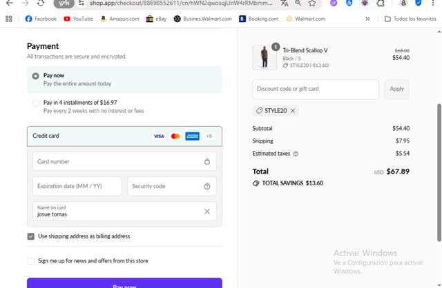 Goodlife Clothing checkout page showing Goodlife Clothing discount code box | Screenshot taken by SimplyCodes community member on Sep 11, 2025