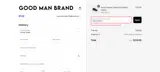 Goodman Brand coupon verification screenshot