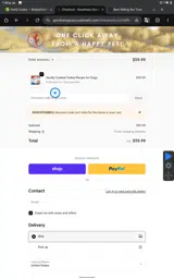KISSOFFKIBBLE coupon verification screenshot