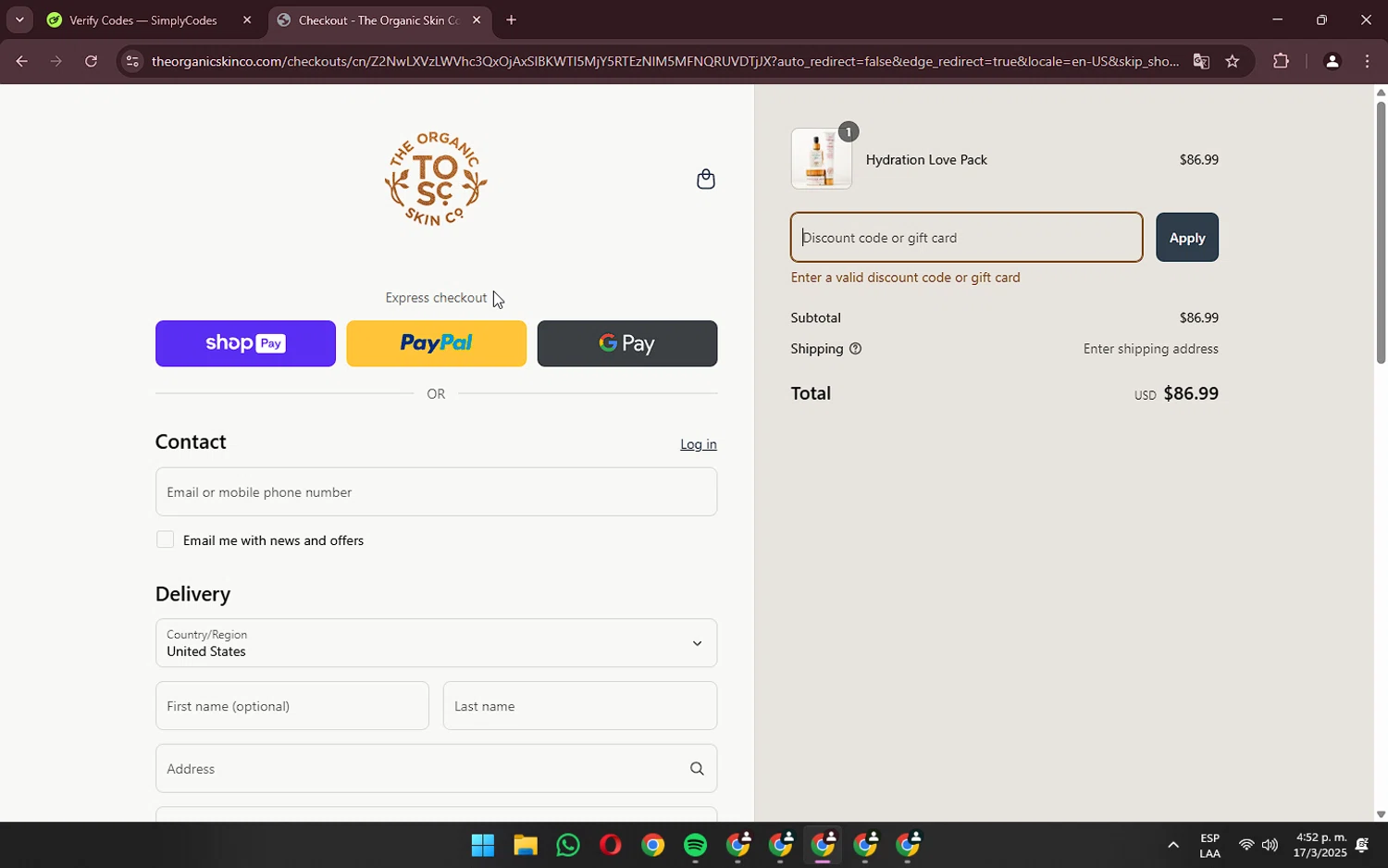 GoodRx promo code screenshot showing code APEX20 applied at GoodRx checkout page. Uploaded by SimplyCodes community member MoneyAce864 on Mar 17, 2025